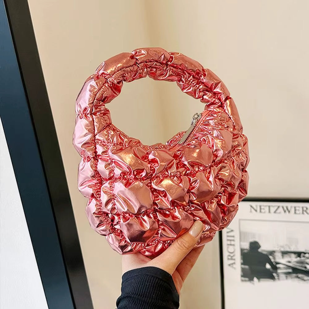 Bubble Bag Pleated Cloud Bag Fashionable Mini Handbag New Versatile Sweet Beauty Handbag