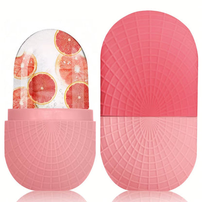 SmartGlow™ gezichtsmassage tool – ijsroller tegen wallen - Roze