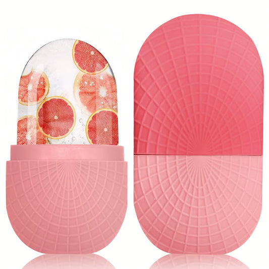 SmartGlow™ gezichtsmassage tool – ijsroller tegen wallen - Roze