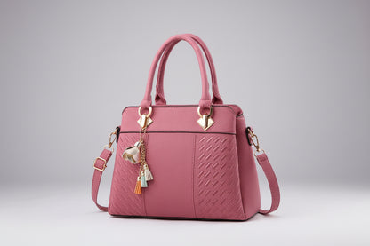 Gusure Luxury Handbag Women Crossbody Bag with Tassel Hanging Large Capacity Female Shoulder Bags Embroidery Tote Sac a Main