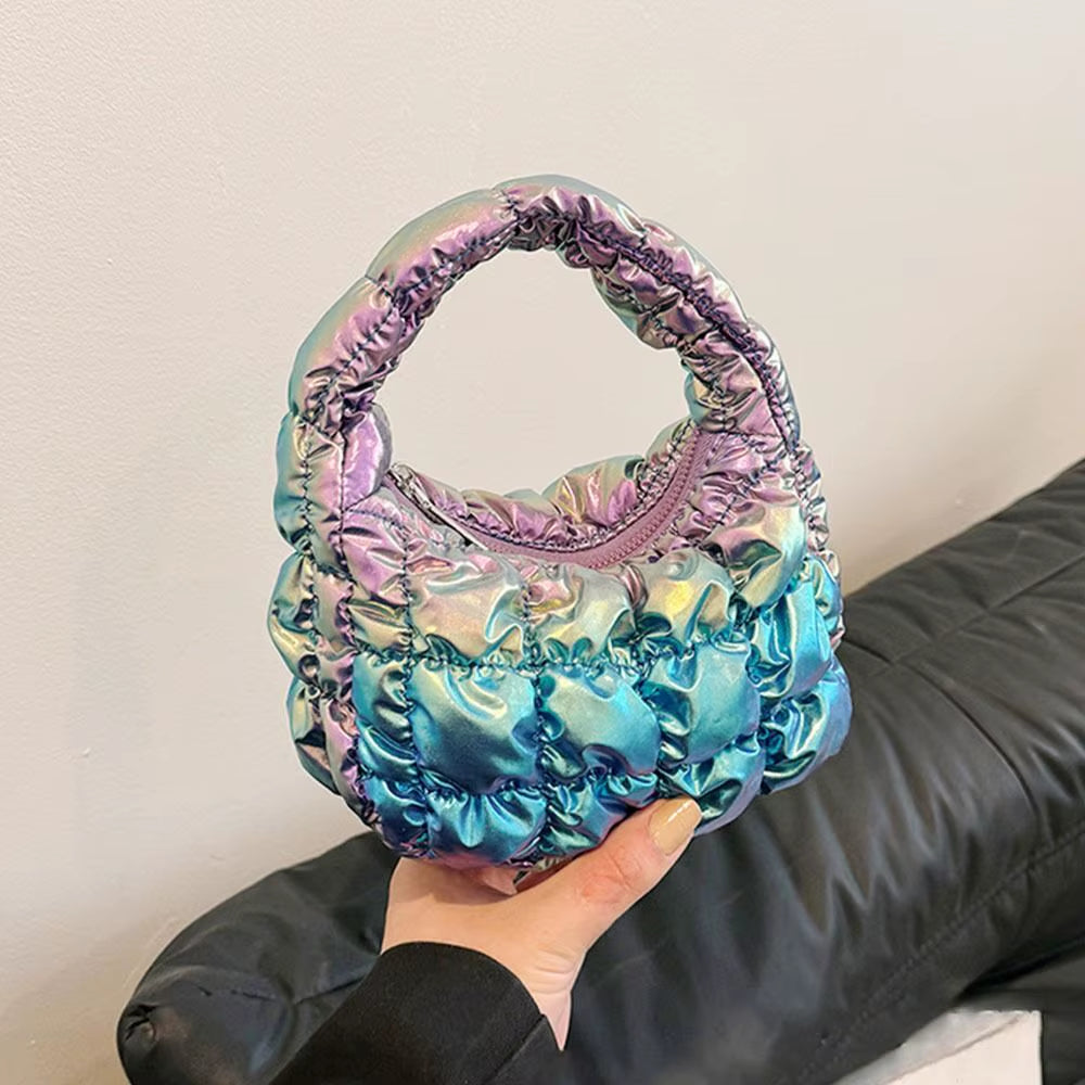 Bubble Bag Pleated Cloud Bag Fashionable Mini Handbag New Versatile Sweet Beauty Handbag