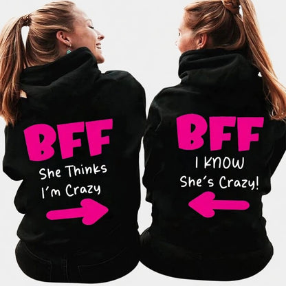 Amaya & Livia – Ensemble de sweats à capuche zippés assortis BFF