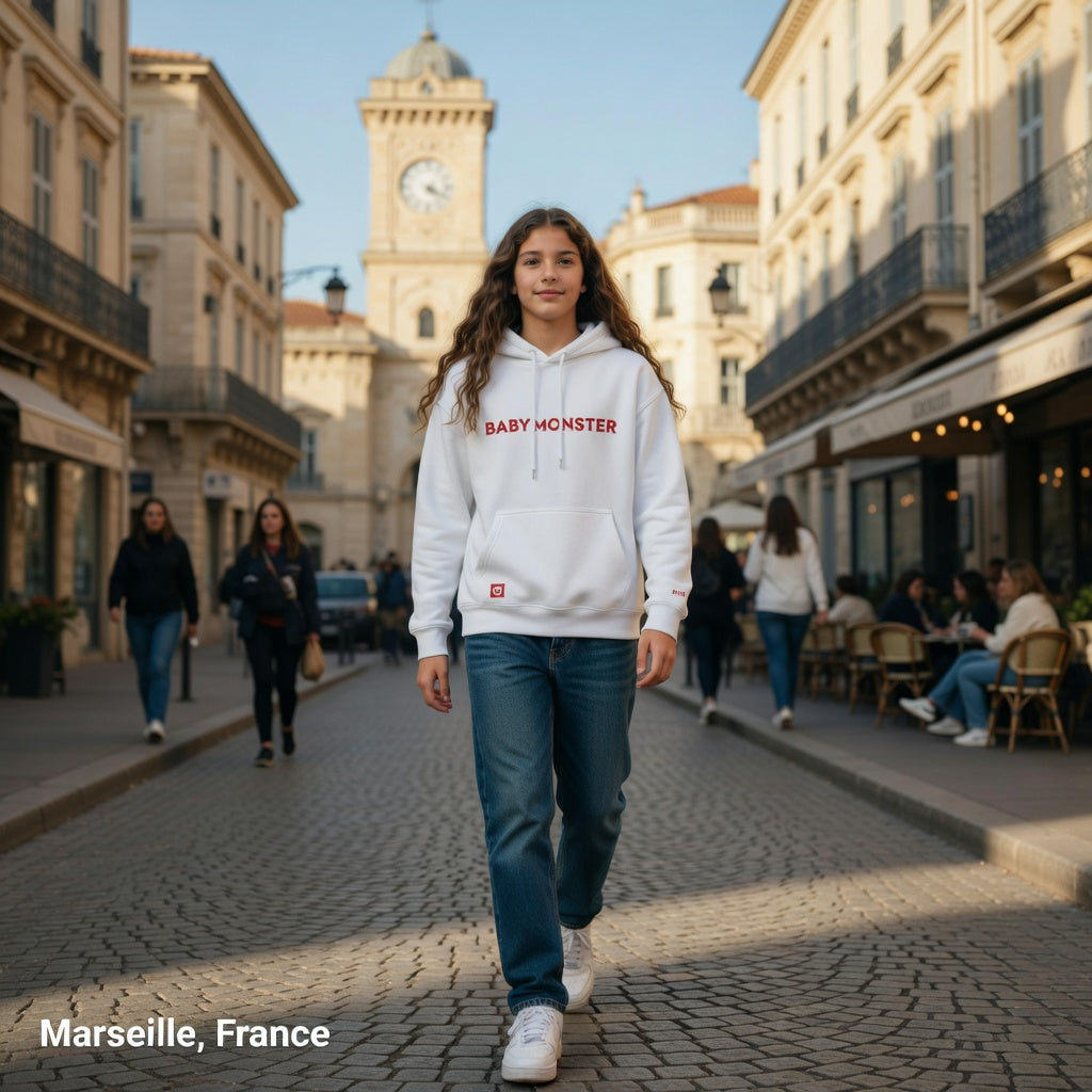 Monster Vibe Hoodie – Style K-pop tendance 🔥