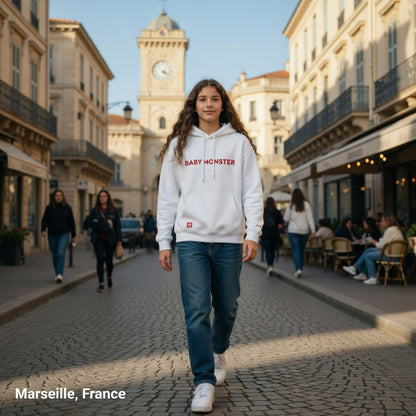 Monster Vibe Hoodie – Style K-pop tendance 🔥