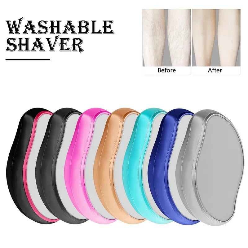Painless Physical Hair Remover Safe Reusable Body Depilation Tool Easy Cleaning Bath Hair Removal Body Beauty Eraser