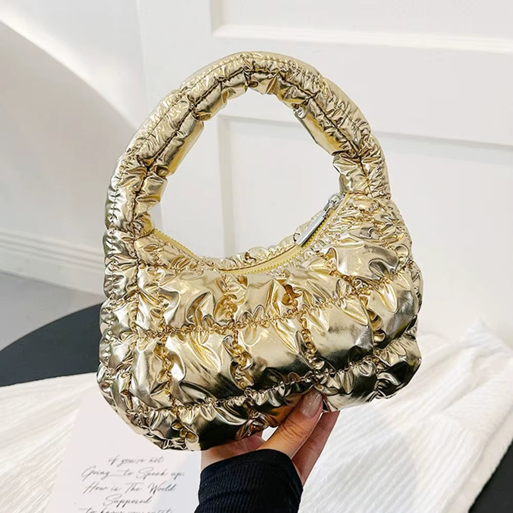 Bubble Bag Pleated Cloud Bag Fashionable Mini Handbag New Versatile Sweet Beauty Handbag